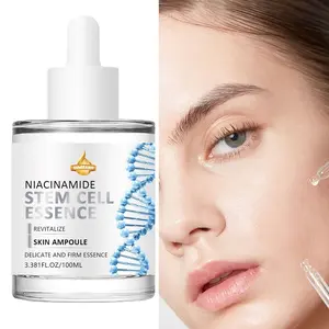 100ML Niacinamide Stem Cell Essence, Facial Oil Rich in Vitamin C, E, B3, Hyaluronic Acid, Antioxidant Facial Serum, Moisturizing, Skin Relief, Ideal Gift