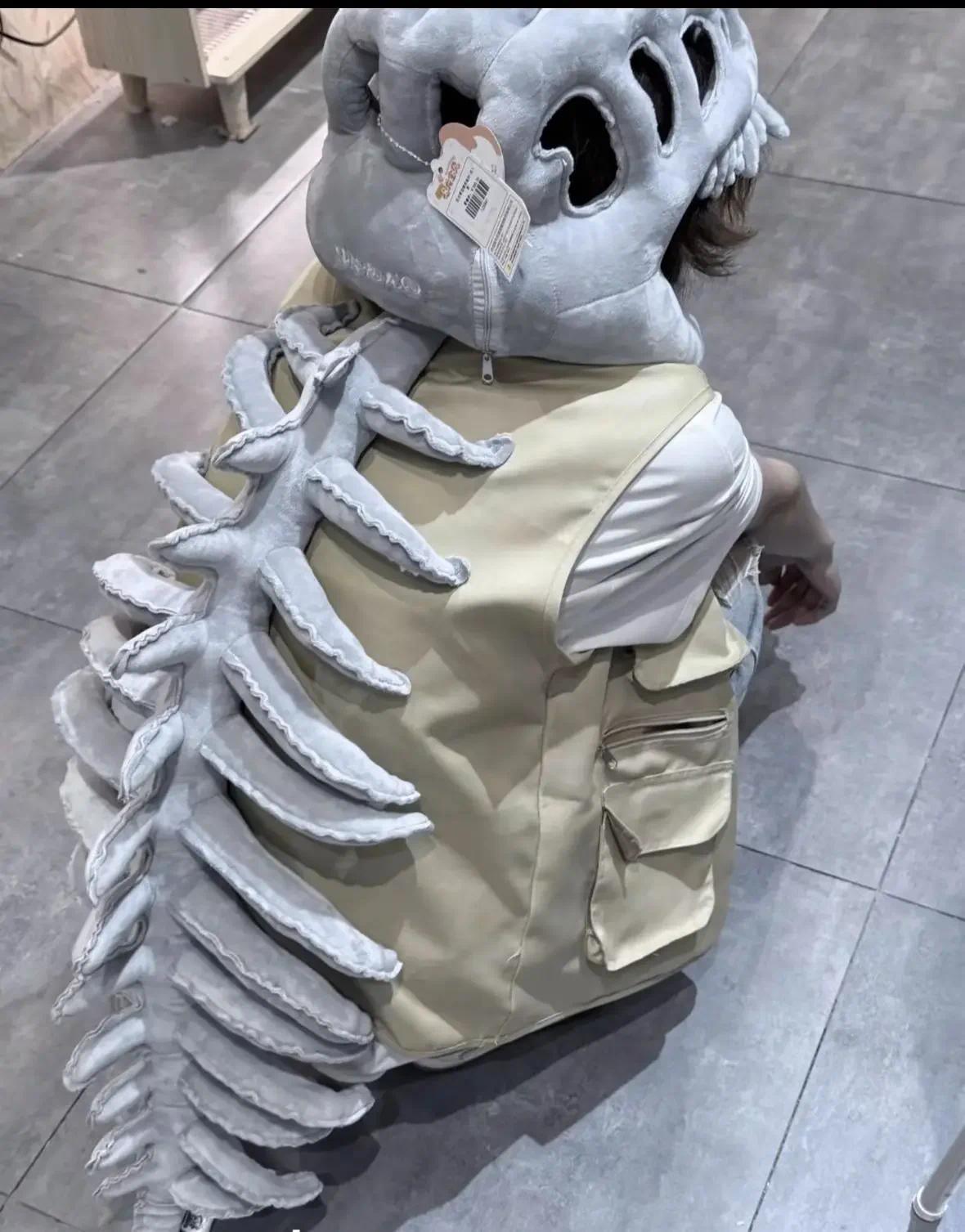 Hot Dinosaur Skeleton Cos Props Children Adult Cute Wearable Mask Halloween Party Carnival Cosplay Costumes Funny Headwear