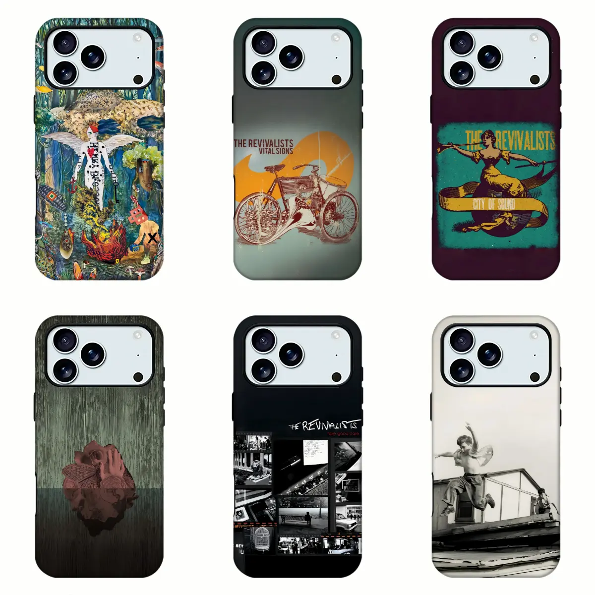The Revivalists Band Album Art Print Phone Case, Vintage Indie Rock Aesthetic Shockproof Music Fans Trendy Mobile Phone Shell for iPhone11 12 13 14 15 16 17pro max and Samsung S21-S26 .Perfect for Her/HimGirly Phone Caseslovely gift