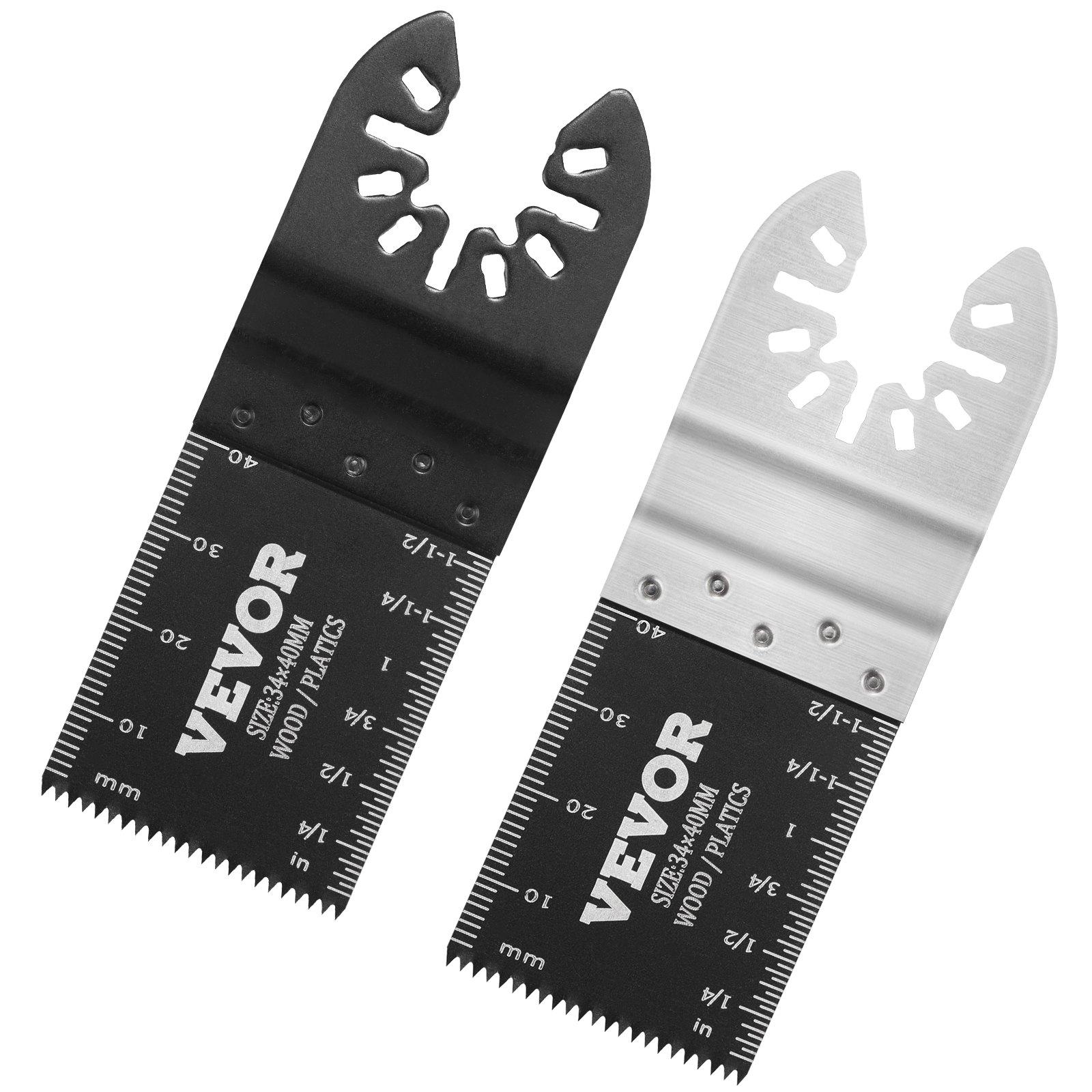 VEVOR 30PCS Multi Tool Blades Kits, Universal Quick Release Oscillating Saw Blades, 8 Types Wood Metal Plastic Oscillating Tool Blades, Fit Dewalt Bosch Milwaukee Hitachi Chicago Craftsman VEVOR 30PCS Multi Tool Blades Kits, Universal Quick Release Oscillating Saw Blades, 8 Types Wood Metal Plastic Oscillating Tool Blades, Fit Dewalt Bosch Milwaukee Hitachi Chicago Craftsman
