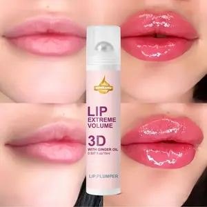 3D Full Lip Gloss, Ginger Extract Nourishing Moisturizing, Lightweight Easy Apply, Long Lasting Shine, Daily Care, Makeup Base, Hydrating, Lip Plumpers, Long Lasting Lipgloss