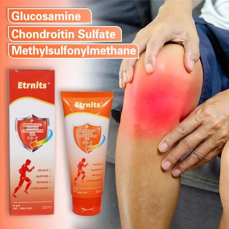 100G Relief Massage Cream with Glucosamine Chondroitin Sulfate, MSM, Ginger Root Extract & Eucalyptus Oil for Knee, Lumbar & Neck Repair (Beauty & Personal Care, Bath & Body Care Manual Massage Tool Accessory)