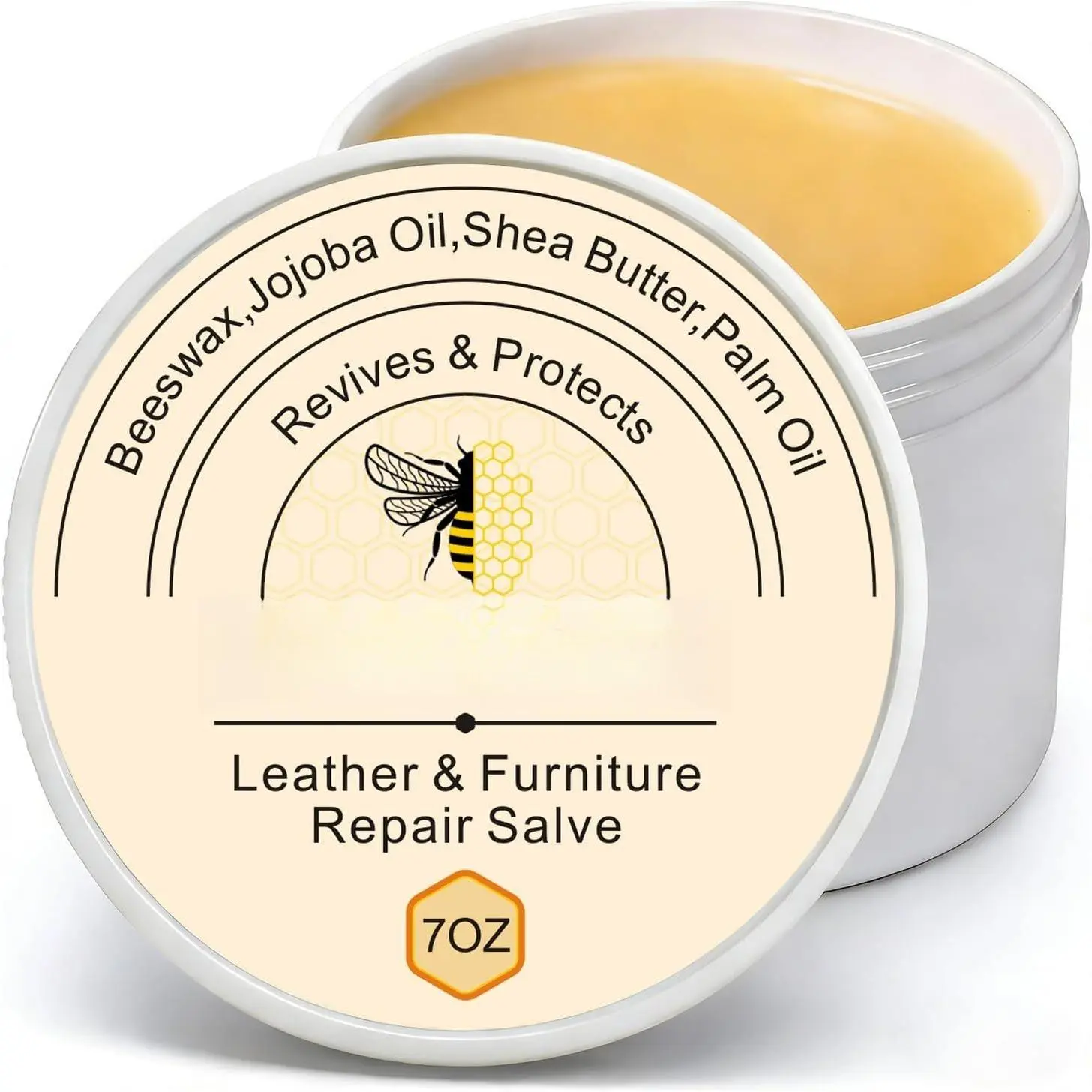 Leather Furniture Repair Salve, Polisher, Restorer & Moisturizer
