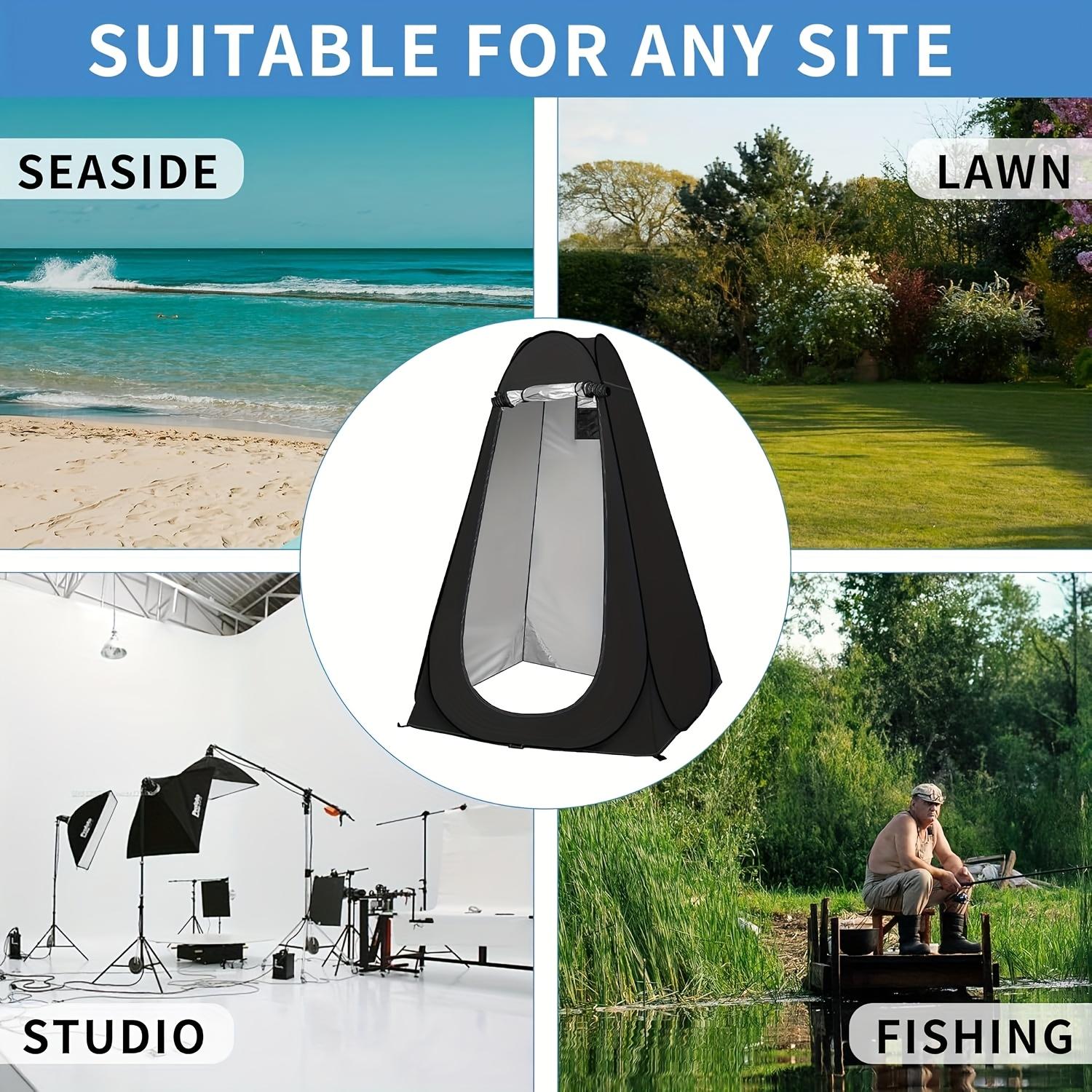 Pop-up shower tent, privacy awning, outdoor beach changing tent, temporary toilet travel equipment