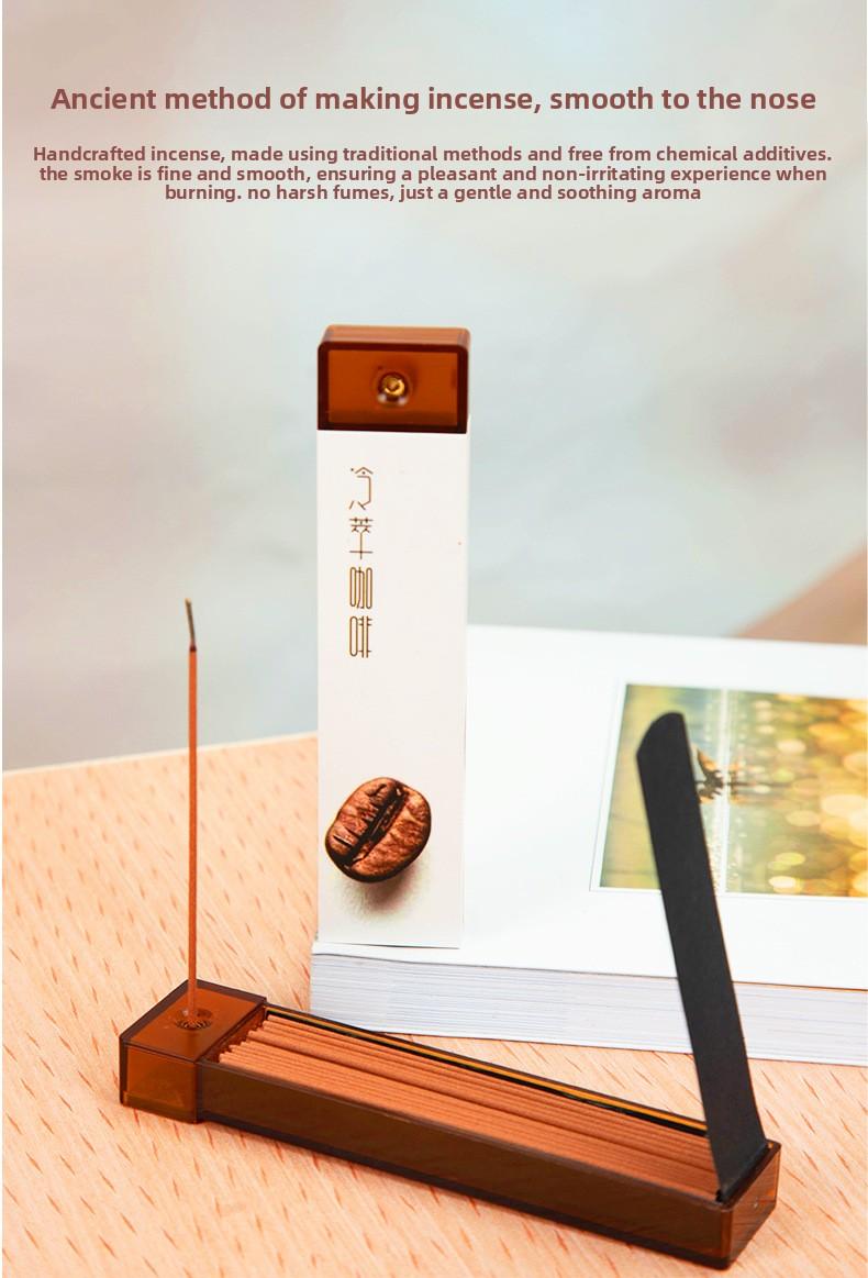Portable Pocket Coffee Incense Sticks with Built-in Fragrance Jack for Home Business Travel Cafes Offices Compact Adorable Design【where can i buy this product tiktok shop】 aromatherapy