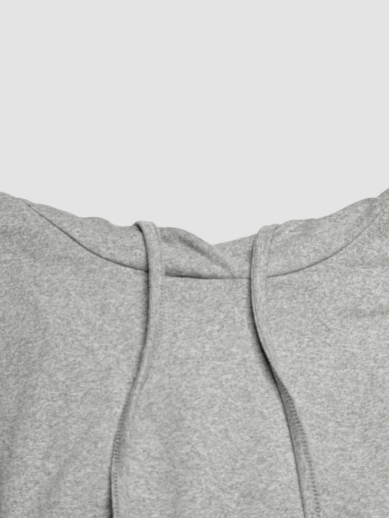 Women's Hooded Slim-Fit Long-Sleeve Dress with Drawstring, Ladies' Casual Fall and Winter Fashion Dress for Daily Wear