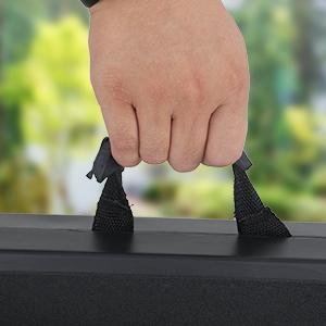 Folding Half Portable Foldable Table for Parties Backyard Events (White, 6 FT 70 * 29) (Black, 6 FT)