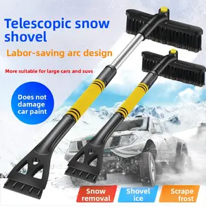 Best-selling car snow shovel, multifunctional car snow and ice removal tool, dual-head snow removal gadget for winter