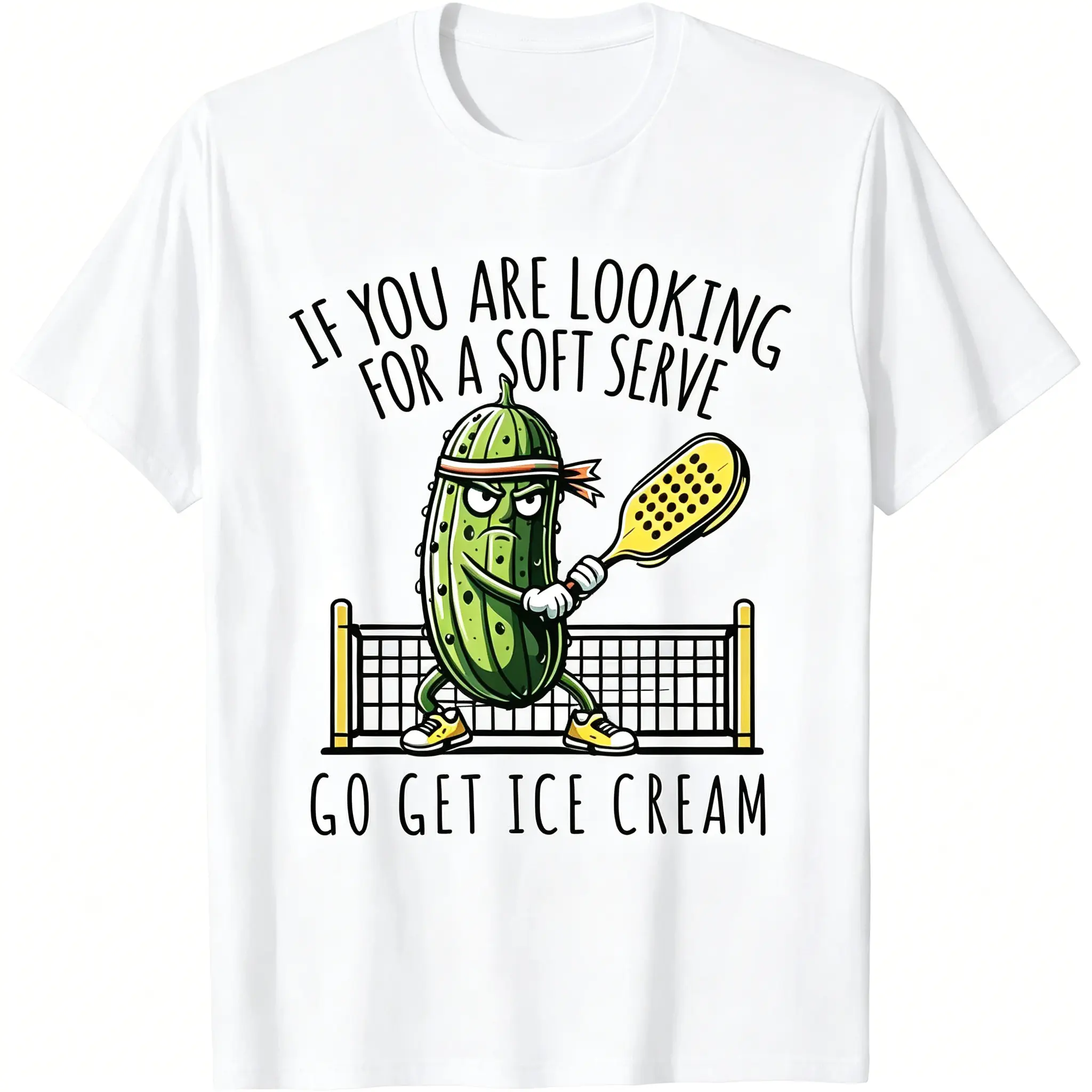 Unisex Round Neck Short-Sleeve Soft Relaxed Fit Pickleball Top - Regular Cut Relaxed Wear, Outdoor Play Sports Apparel, Casual Graphic All-Over Print Streetwear, Funny Gift for Pickleball Players