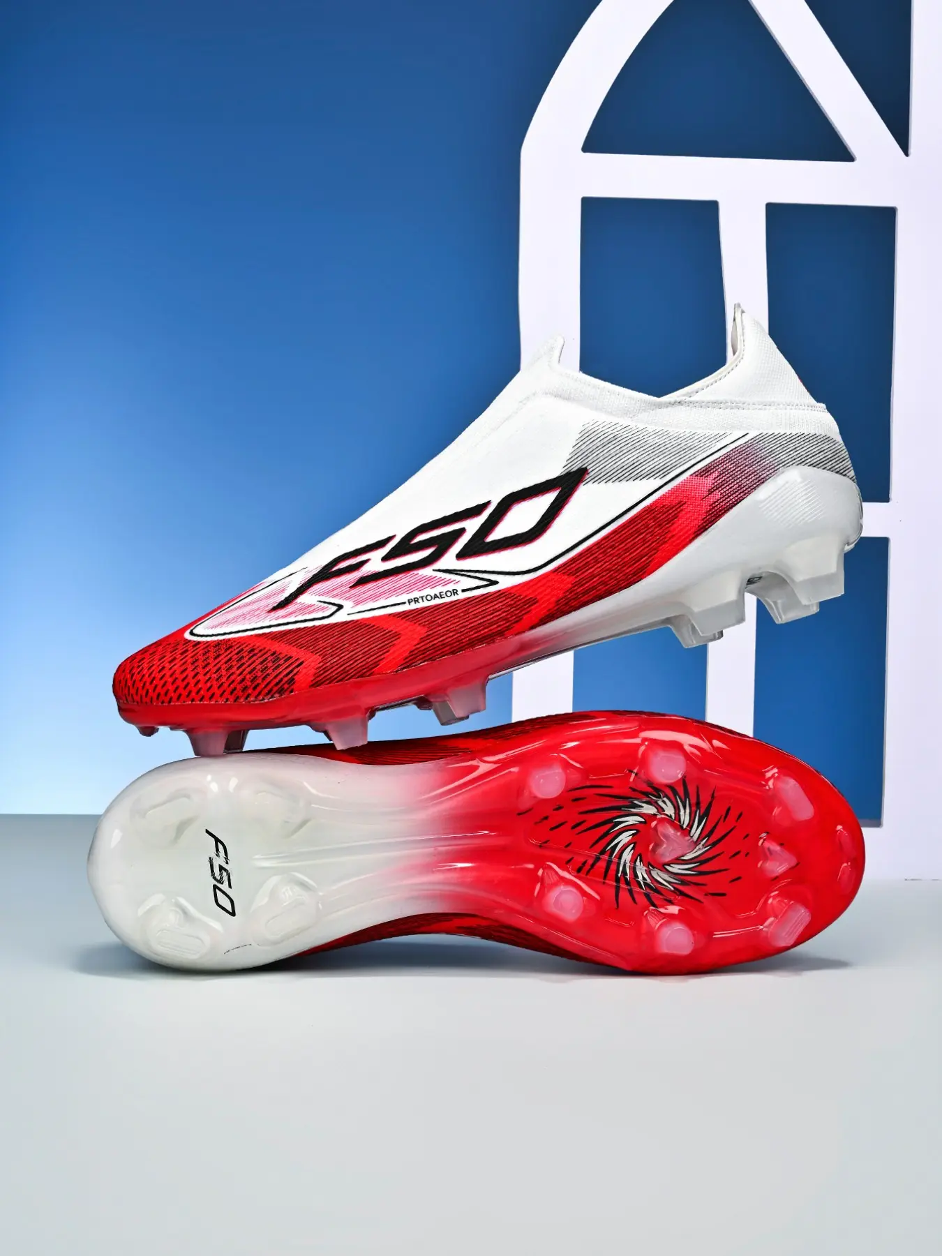 Unisex Low-Top High-Quality Soccer Shoes, Soccer Boots, Ag Long Studs for Natural Grass, Durable Anti-Slip Training Cleats, Ideal for Students & Adults