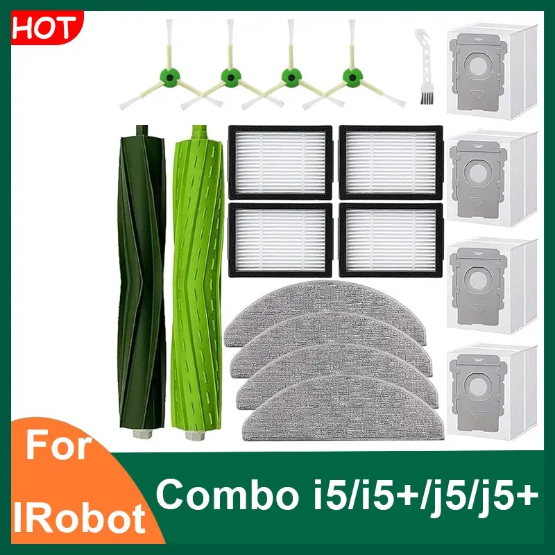 Replacement Parts Accessories for iRobot Roomba Combo i5, i5+, j5, j5+ Robot Vacuum Cleaner