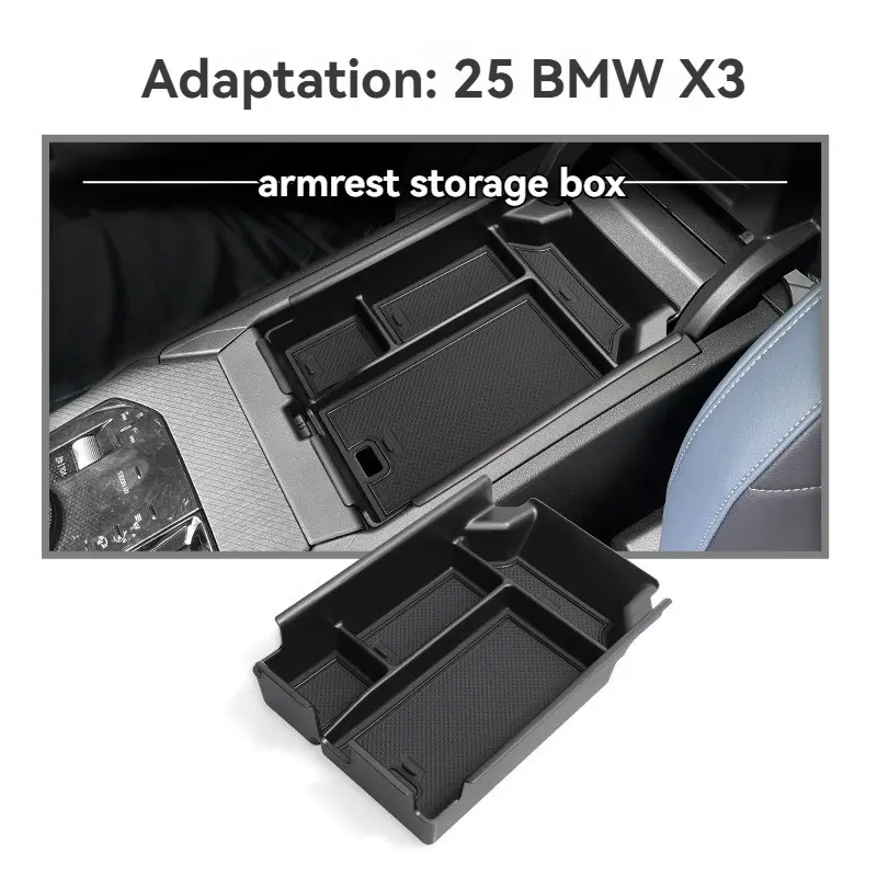 FOR Bmw X3 Dashboard Storage Box, Car Interior Storage, Durable Auto Accessory, Durable Abs Plastic Anti-Slip Rubber, Fits Bmw X3 G45 (30 Xdrive/m50 Xdrive), 2026 Model Interior Organizer