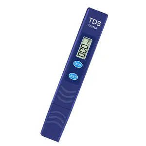 Portable Digital TDS Water Meter - 0-9990 ppm Water Quality Tester for Drinking Water, Farming, Aquariums,Pools&RO-RODI Systems (Blue)