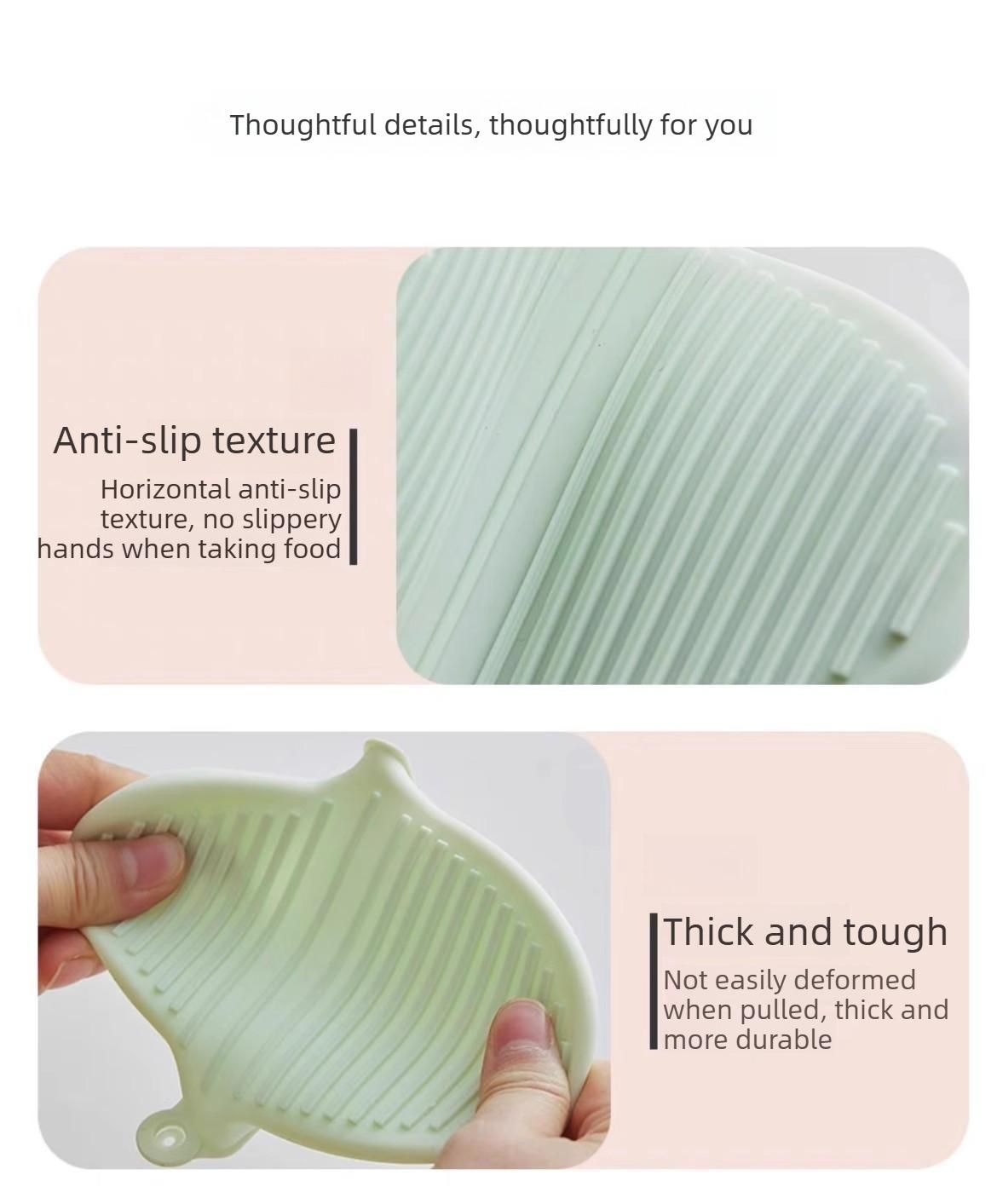 2PCS Thickened silicone heat-insulating and anti-scalding gloves for kitchens, households, high-temperature resistant ovens, microwave ovens, and baking ovens.