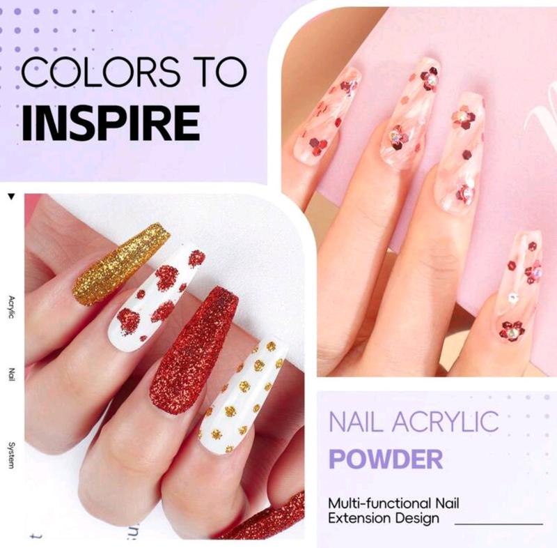 12 Colors Nail Art Kit UV LED Nail Lamp Beginners Home Manicure