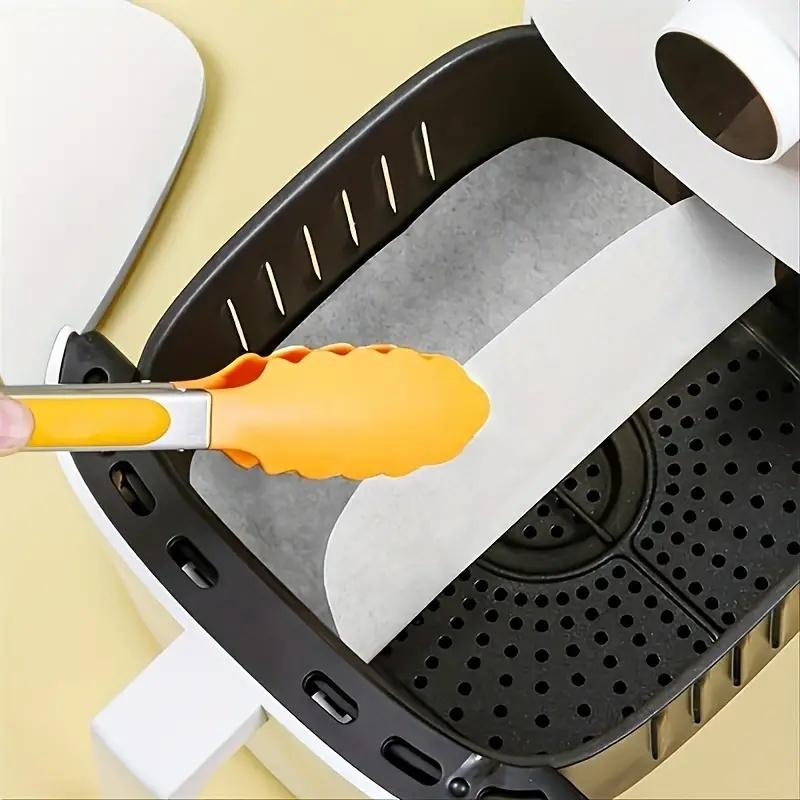 Oil-absorbing Air Fryer Paper Pad, 100pcs Oil Absorbing Air Fryer Paper, Air Fryer Liner, Baking Utensils for Home Kitchen