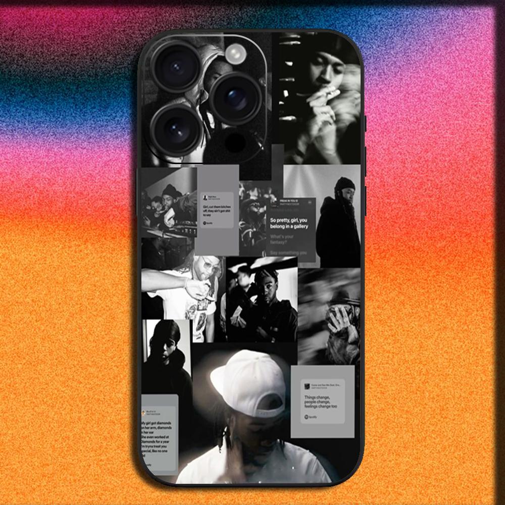Rapper P-Partynextdoor Phone Case For iPhone17, 16,15,14,13,12,11,Pro,ProMax,Plus,Air Soft Black Cover