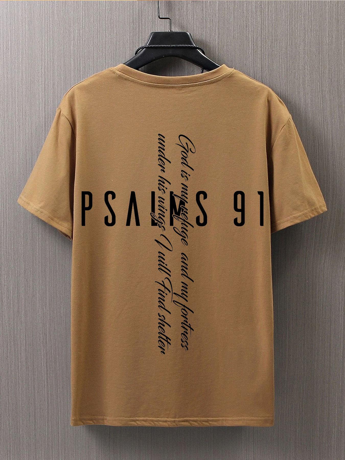 Men's Regular Fit Letter Print Round Neck Sleep Tee, Casual Soft Comfortable Short Sleeve Crew Neck Sleep Top For Daily Wear, Sleepwear & Loungewear For All Seasons