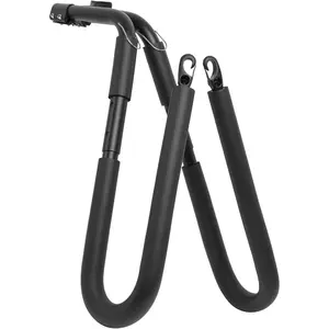 Surfboard Bike Rack Adjustable Bike Surfboard Carrier Bracket, Fits Boards Up to 8 FT, Compatible with Short Boards, Boogie Boards, Snowboards