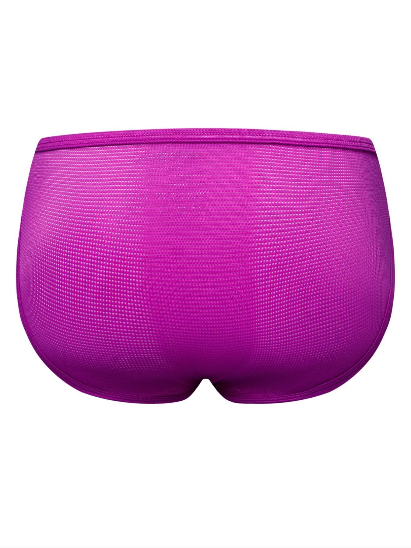 Men's Sexy Striped Print Low Waist Brief, Casual Party Breathable Comfortable Underwear for All Seasons, Men's Underwear for Daily Wear, Comfy Fabric