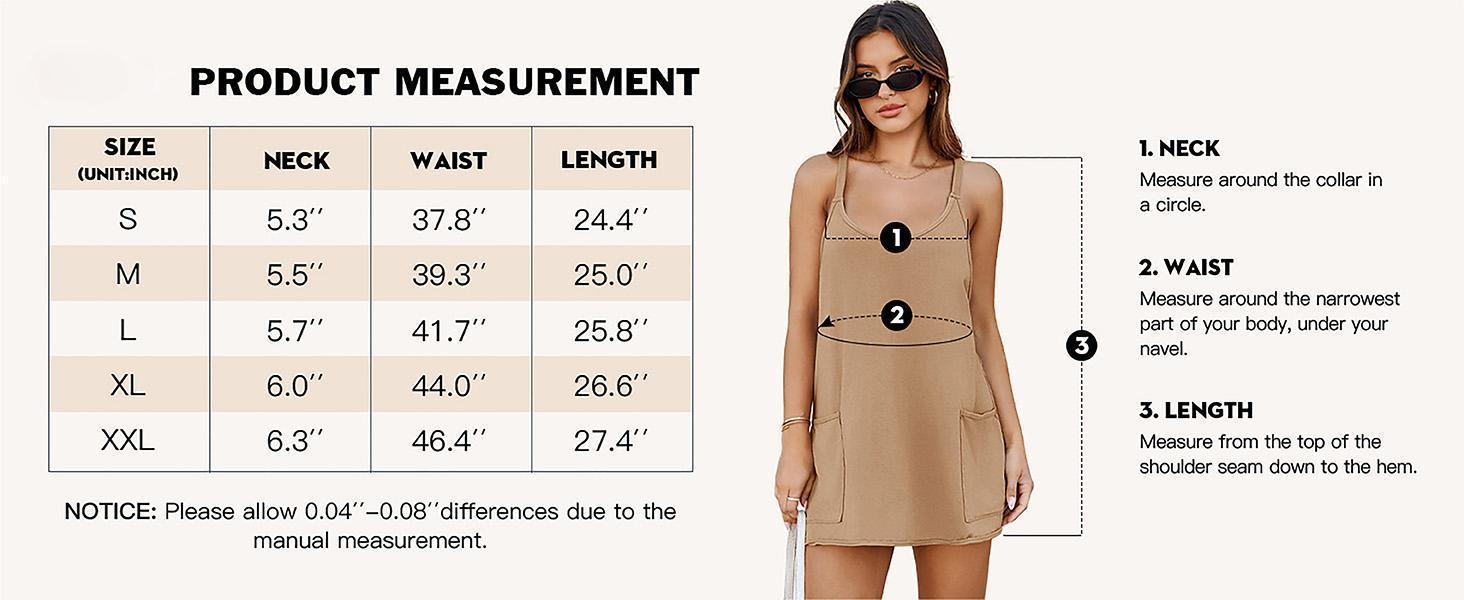 Imily Bela Women's Summer Mini Dress Casual Workout Tennis Dress with Shorts Sleeveless Althletic Dresses Outdoorfun SpringStatements