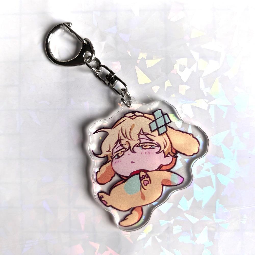 Anime ALIEN STAGE Keychains Pendant Car Key Chain Acrylic Stand MIZI SUA TILL IVAN HYUNA LUKA Fans Gifts cosplay Accessories