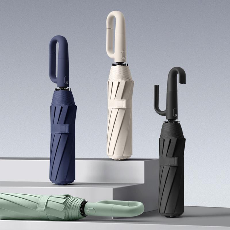 Automatic Umbrella, 1 Count Portable Foldable Umbrella, Windproof Umbrella for Men & Women, Umbrella for Outdoor Activities, Wind Resistant Umbrella, Home Supplies