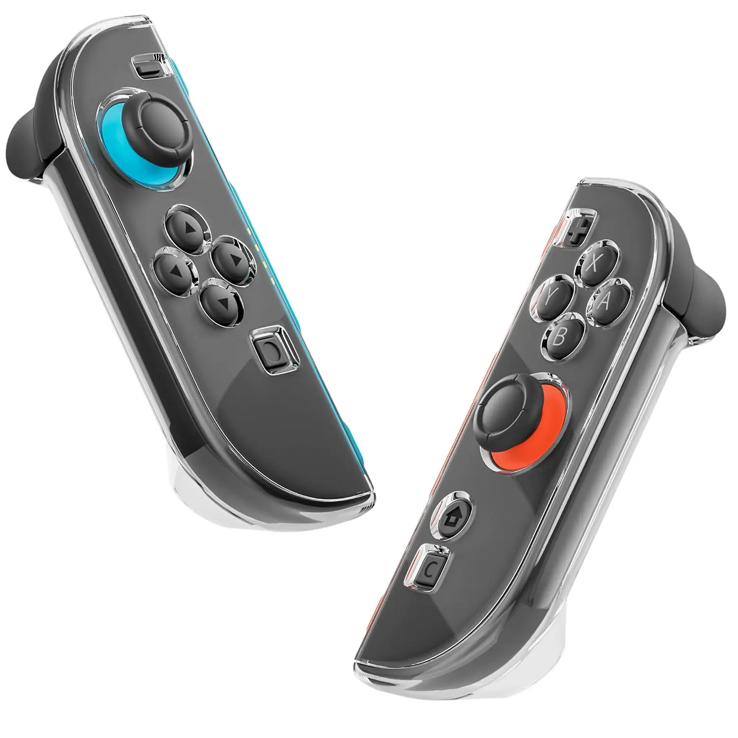 Clear  2 Controller Case Protector, Hardshell 2 Controller Cover with Comfort ,  2 Handheld Controller Accessories