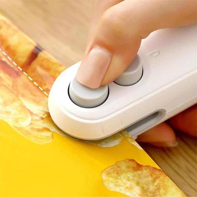 Magnetic Mini Sealing Machine | USB Rechargeable Portable Bag Sealer with Cutter, Food Freshness Sealer for Kitchen Magnetic Mini Sealing Machine | USB Rechargeable Portable Bag Sealer with Cutter, Food Freshness Sealer for Kitchen