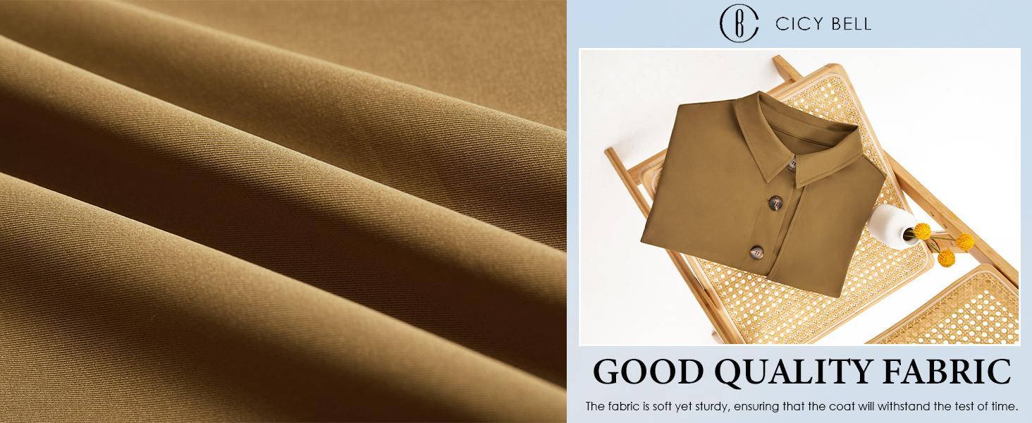 Women's Oversized Cropped Trench Coat, Single-Breasted 3/4 Cape Sleeve, Button-Up Casual Trendy Outerwear Women's Oversized Cropped Trench Coat, Single-Breasted 3/4 Cape Sleeve, Button-Up Casual Trendy Outerwear