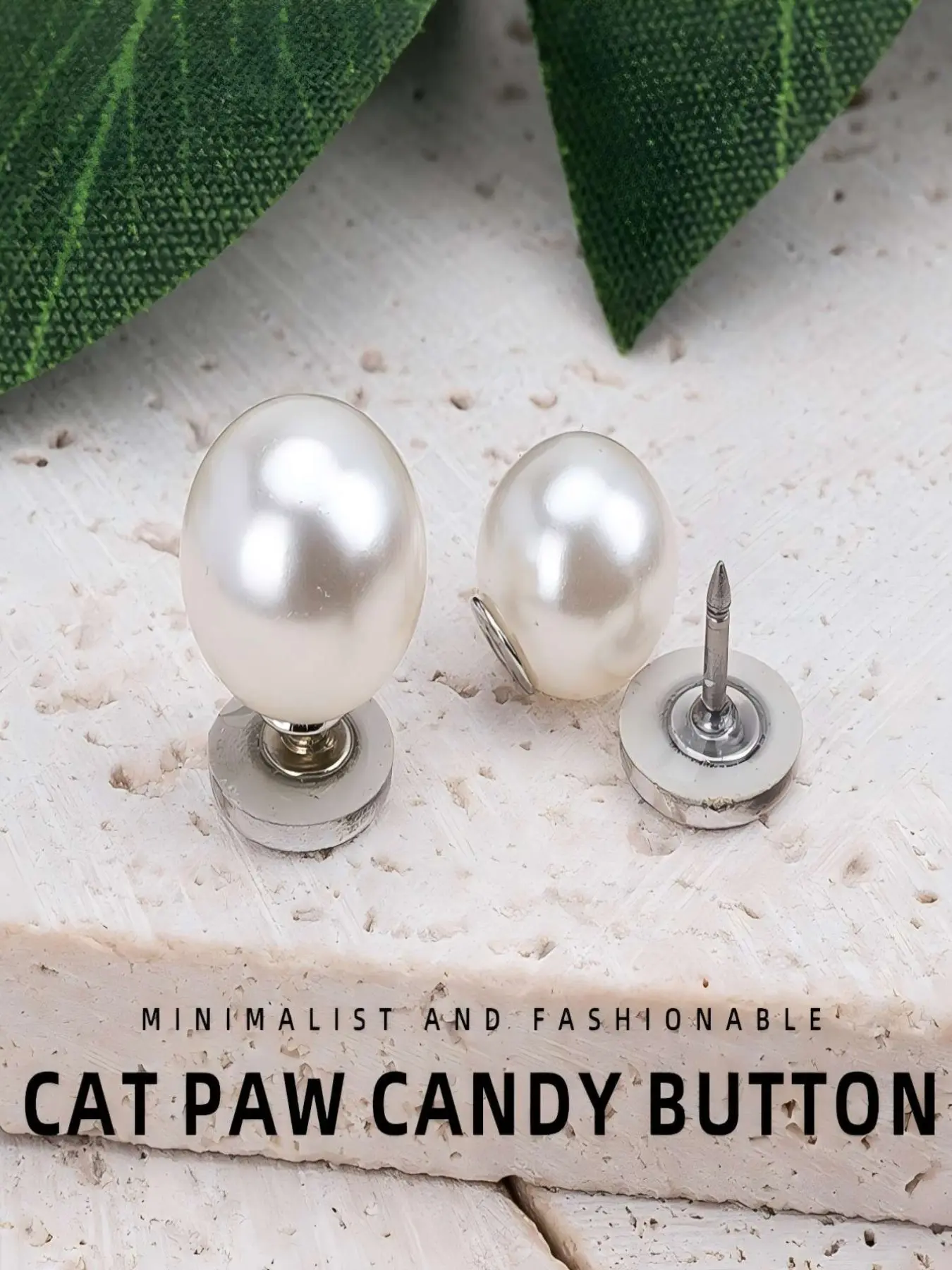 50pcs 10mm Oval Imitation Pearl Safety Pins, Detachable Simple Design, Neckline Decoration for Women's Shirts and Dresses