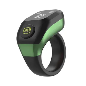 Smart Prayer Bead Ring with Adjustable Size, APP Control, LED Screen, Waterproof Counter, Ideal for Muslim Prayers and Daily Worship