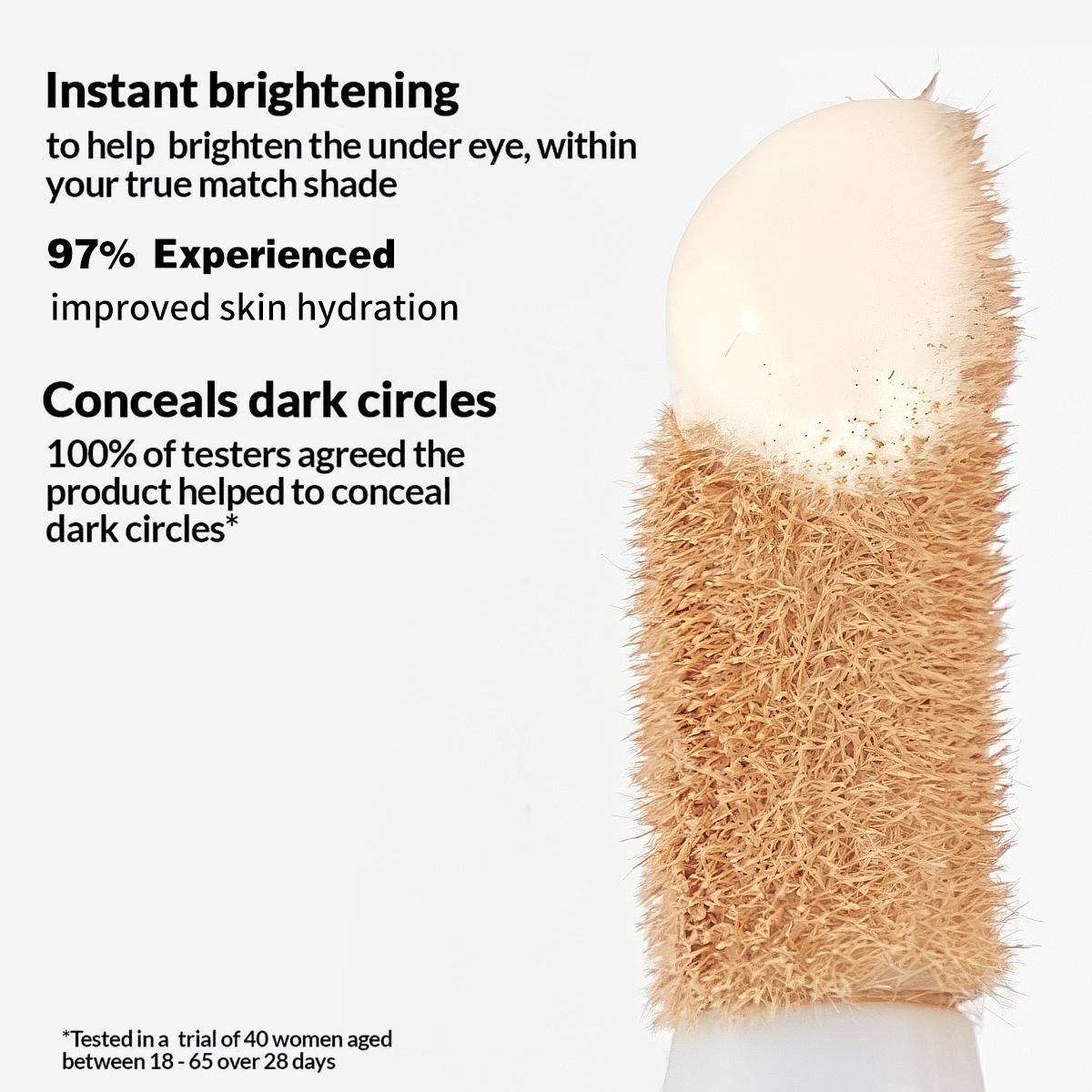 PHOFAY Full Coverage Liquid Concealer - Lightweight & Breathable, Smudge-proof Long-lasting Makeup for Dark Circles, Tattoos & Acne, Multi-use for Contour & Highlight, Spring Beauty Essential