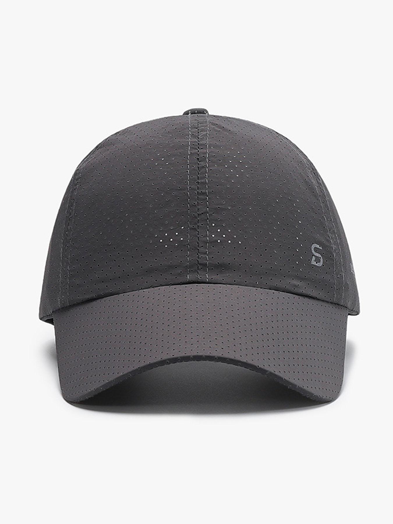 1pc Quick-Dry Performance Golf Cap with Perforated Mesh - Letter Printed Design, Trucker Hat, Adjustable Fit, 6 Colors Available, Golf Accessories, Perfect for Travel, Sports, Running, And Gift Giving