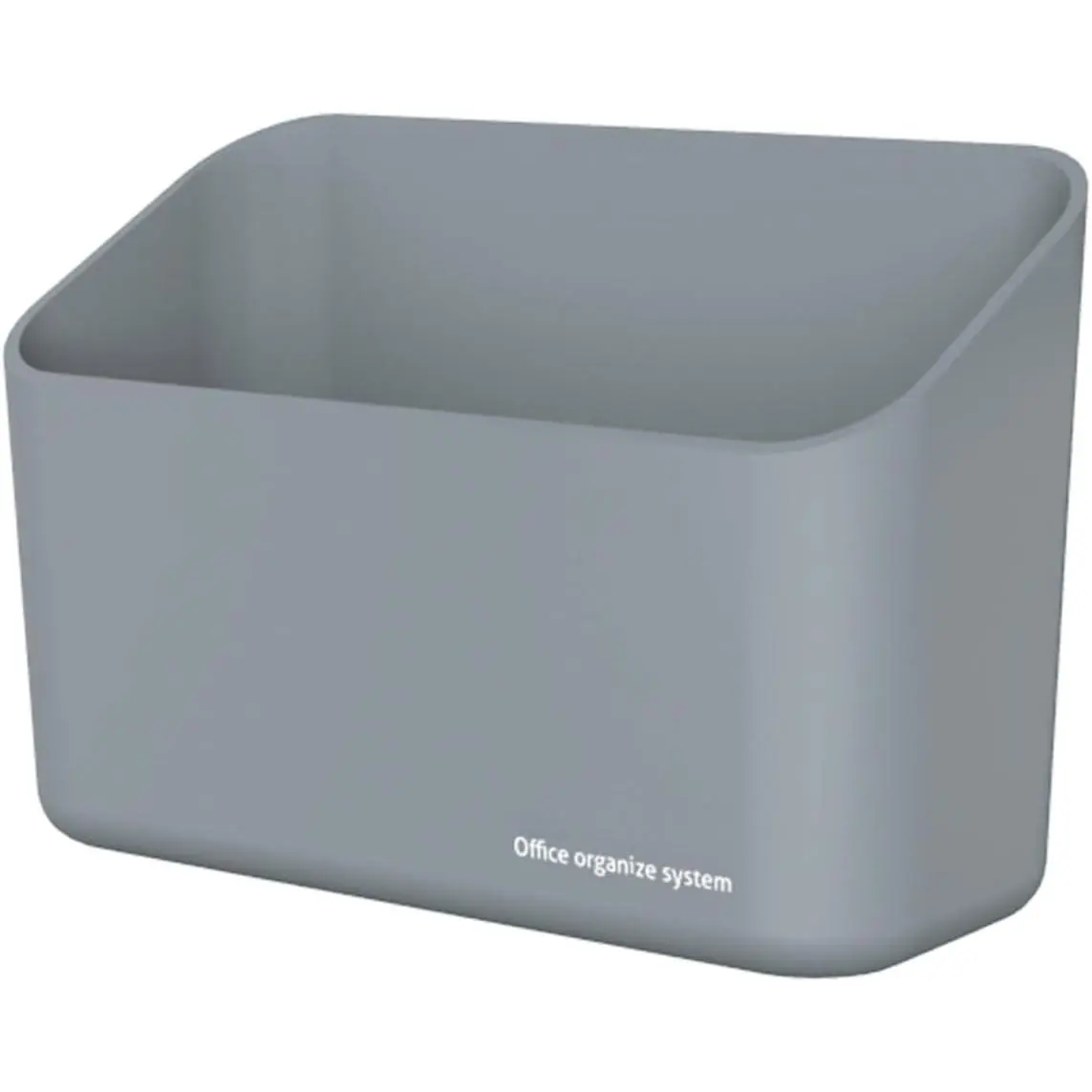 & Adhesive Marker Holder, Whiteboard Accessory Tray, Grey | 5.3" × 2.2", Holds 1 Eraser and 8 Markers, Supports up to 3.3 lb, 2 Mounting Options, Fits Glass and Refrigerators
