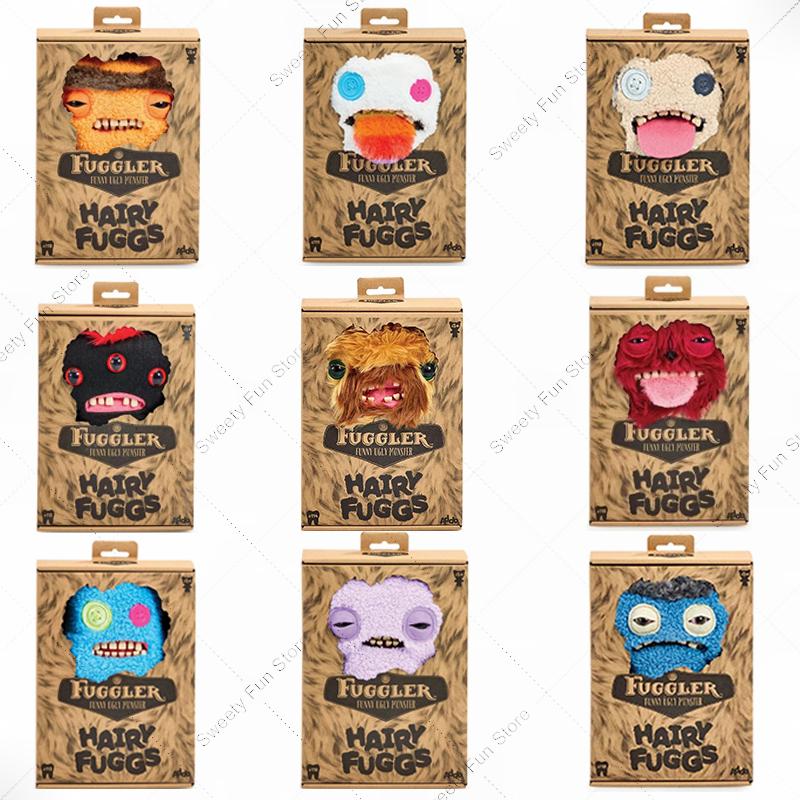 100% Original Fuggler Funny Ugly Monster Plush Toy – Tooth Creature Stuffed Doll, Hairy Furry Plushie Gift for Kids & Collectors, Mini Rascals Series