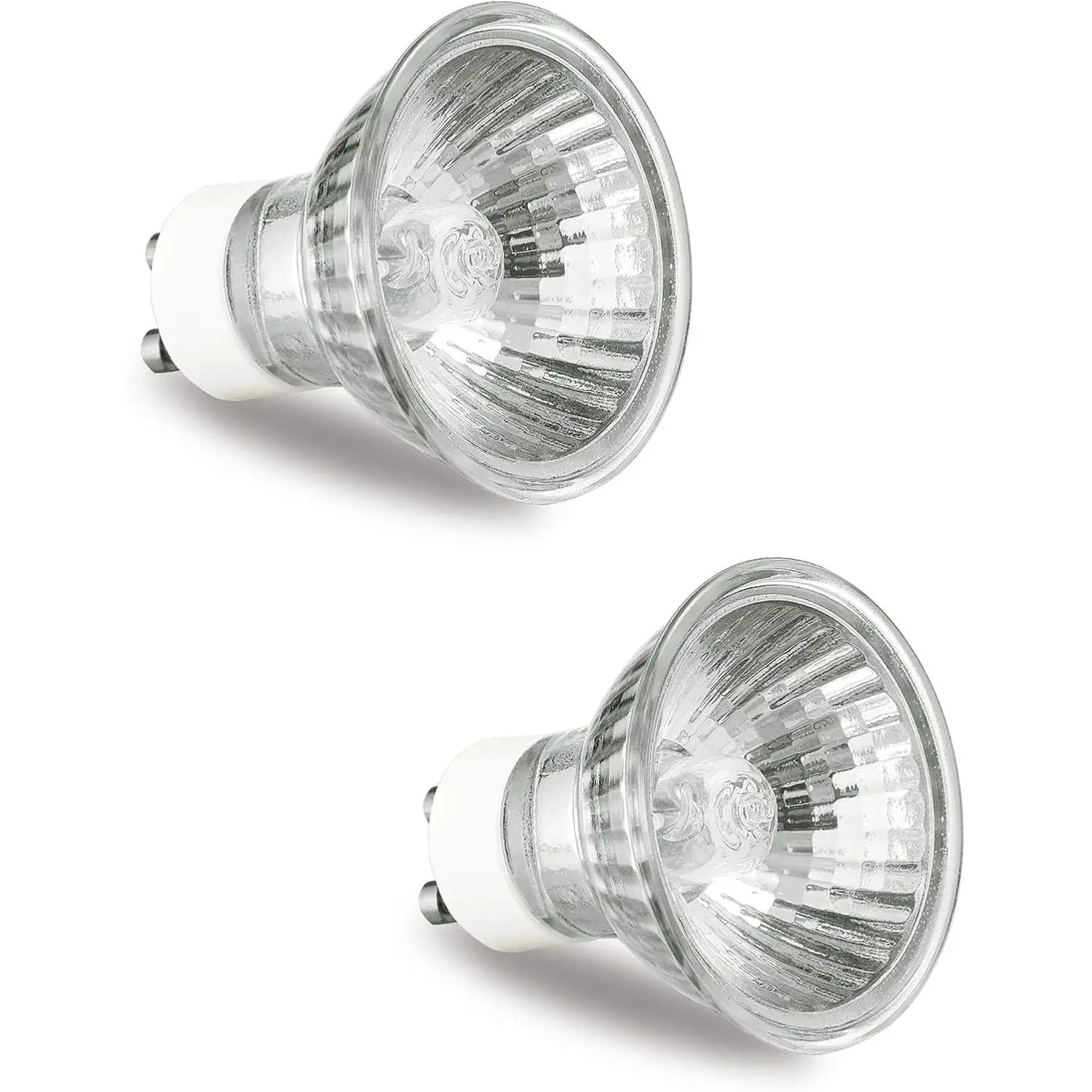 GODONLIF GU10 Halogen Bulbs 120V 50W MR16 Reflector Spot Light Bulbs Dimmable Clear Glass Recessed Track Lighting Replacement Bulbs