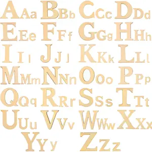 260 Pcs 1 Inches and 2 Inches Wooden Alphabet Letters Bulk Unfinished Wood Alphabet Letters for Craft DIY Natural Blank ABCs Cutouts for Spelling Learning Painting Craft Project Home Wall Decorfidget toys