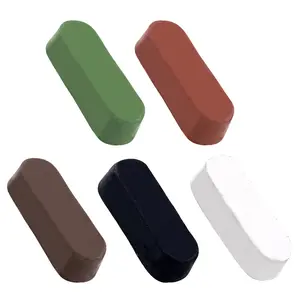 5 count Polishing Compound Kit, Buffing, Polishing and  Compound Includes Black Emery, Brown Tripoli, White , Red Rouge, General Green