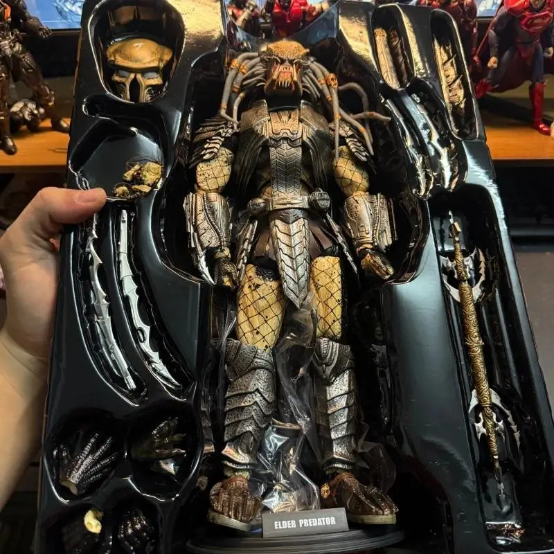 2026 hot itemIn Stock Hc The Fugitive Of 2018 Collectible Articulated Scar & Ravager Figure Collection Predator Series Statue Popular toys