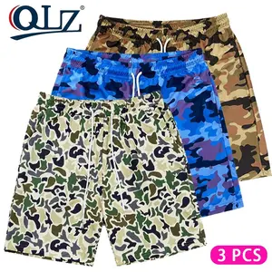 Pack 3 Camo Duck Hunting Shorts With 5 Inch Inseam,Perfect for the Gym, Basketball Camo Mesh Short, Gift forhim, Gift For Her, Gym Gift
