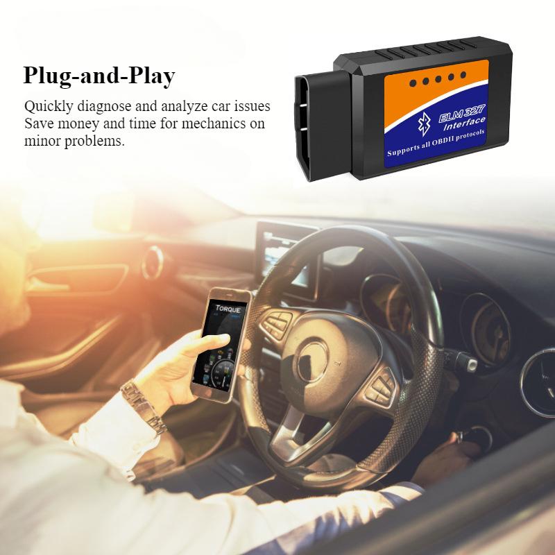 Wireless Obd2 Scanner, Car Diagnostic Tool, Full System Scan & Emission Test, Real-Time Data Analysis Via Android & iOS, No Battery Needed, Durable Design