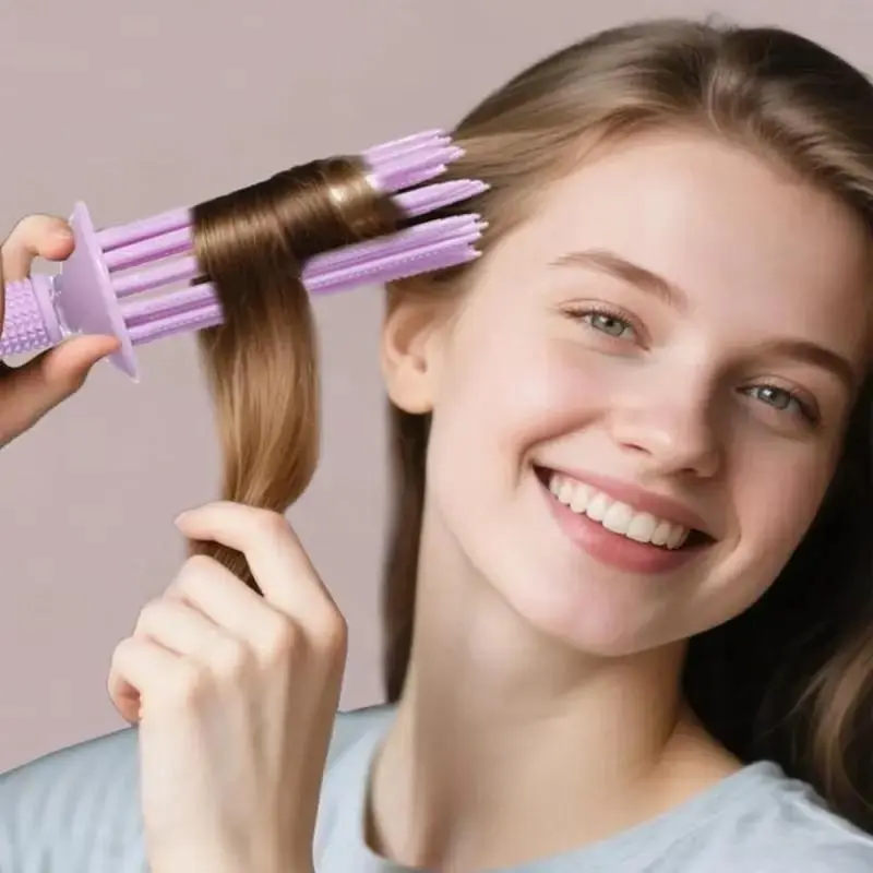 1pcs Round Hair Brush, Volumizing Hair Comb, Styling Tool for Natural Volume, Salon, Home, Personal Use, Modern Bathroom Accessory