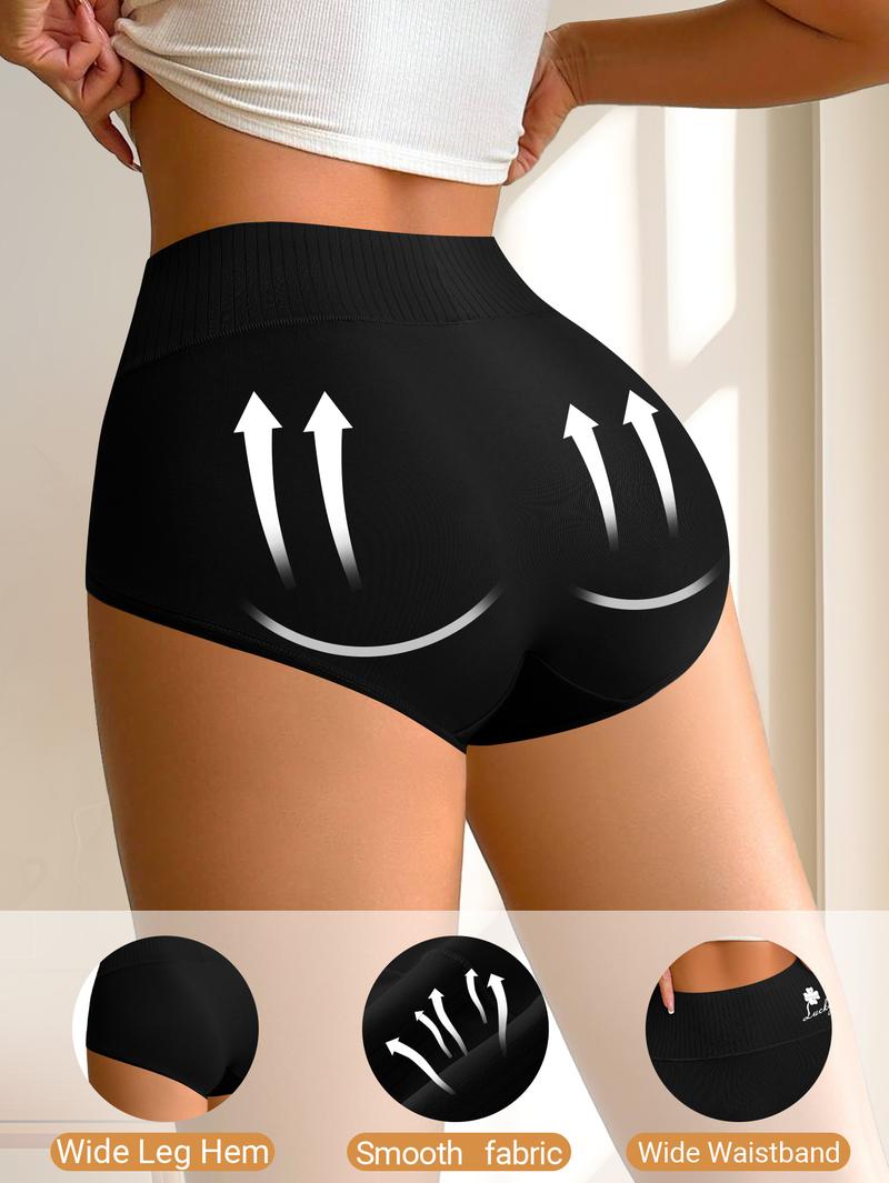 QUASTI 10-Pack High Waisted Breathable Comfortable Women's Underwear, Highly Elastic Confidence No-Show Must-Have Briefs for Daily Use, Minimalist Elegant Full Coverage Panties, S-XXL