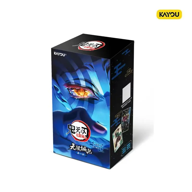 Official Kayou Demon Slayer Card Game Toy, Collectible Anime Cards Gift, Mandarin Edition Infinite Castle Pack, Trading Cards Pack, Perfect for Fans