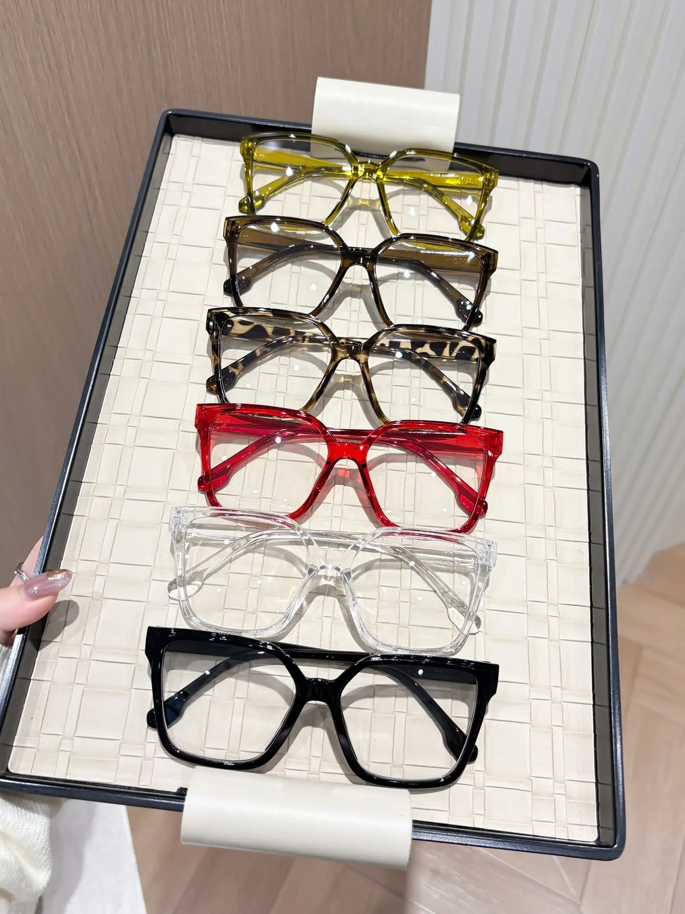 6 Pairs Classic Minimalist Modern Style Unisex Non-Recipe Glasses, Ideal for Daily Use, Office Reading, Commuting, Home Leisure, Studying, Casual Stylish Glasses