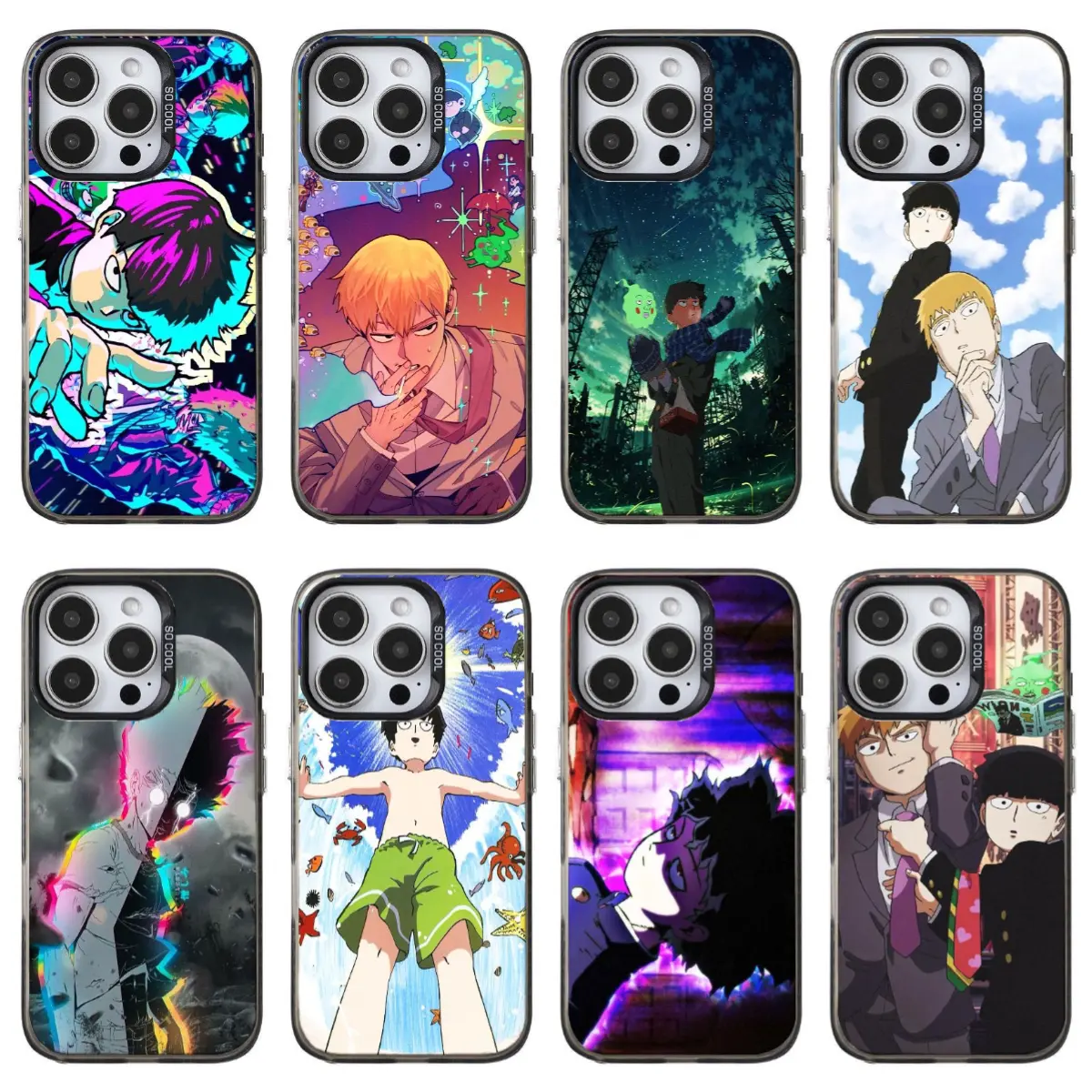 Mob Psycho 100 phone Cases For iPhone 12-17 Promax Pro Plus & Samsung Galaxy S22-S26 Ultra Plus,Perfect for Her/Him fashionable gift