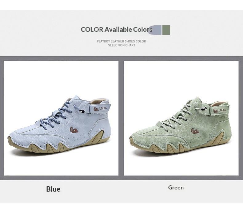 Unisex Spring Summer Octopus Design High Top Combat Boots for Men Women, Lace Up Non-Slip Chunky Platform Work Boots, Versatile Breathable Casual Short Boots