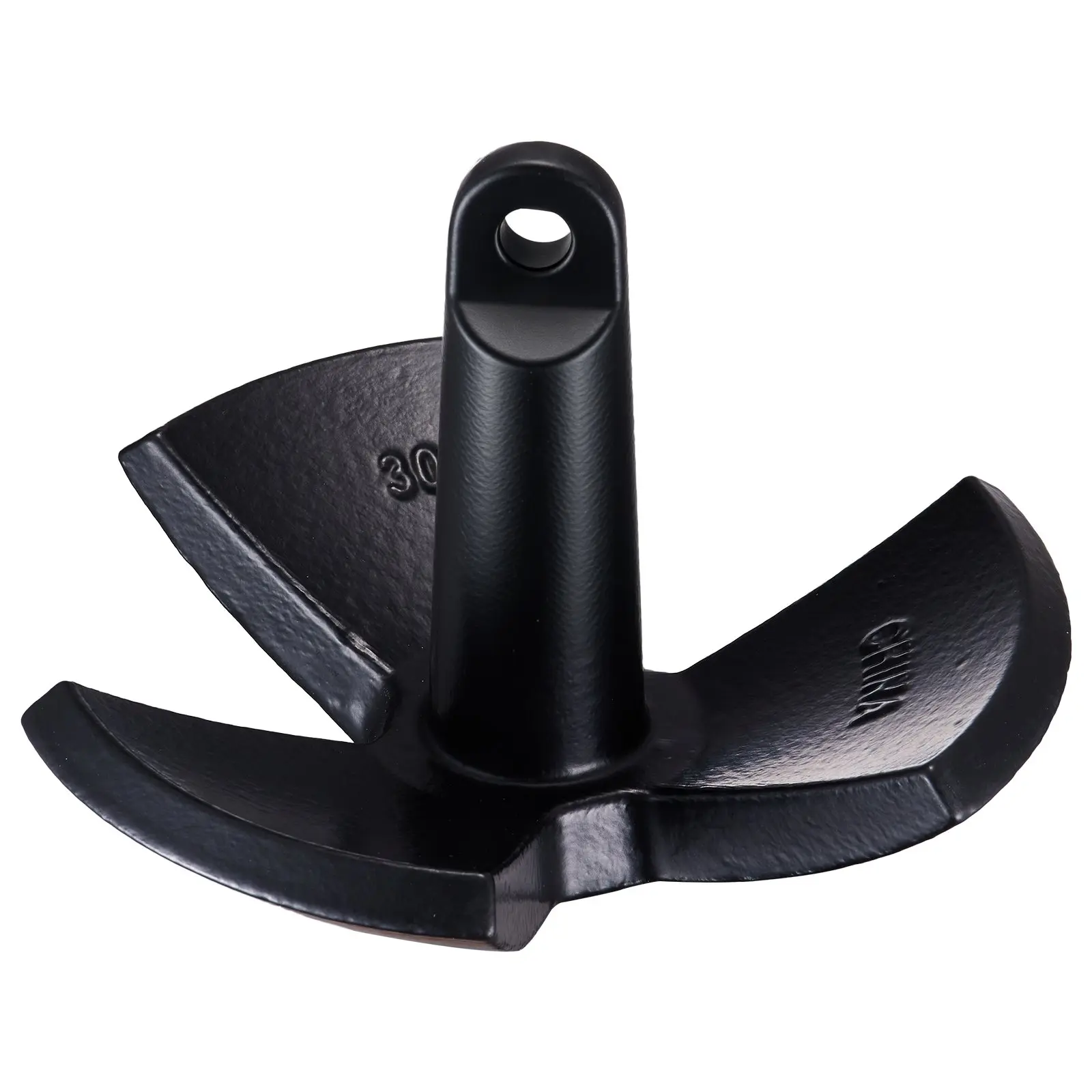 【DealsForYouDays】VEVOR River Anchor, 30 LBS Boat Anchor Cast Iron Black Vinyl-Coated, Marine Grade Mushroom Anchor for Boats Up To 30 ft, Impressive Holding Power in River and Mud Bottom Lakes