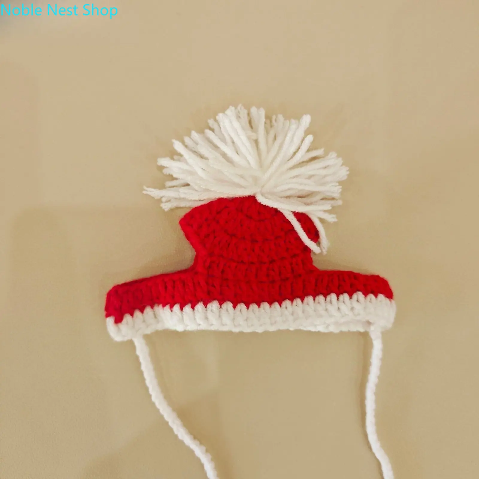 Adorable Knitted Pet Hat for Cats Dogs, Handmade Woven Headwear Funny Costume Prop Accessory for Daily Wear Party Photo